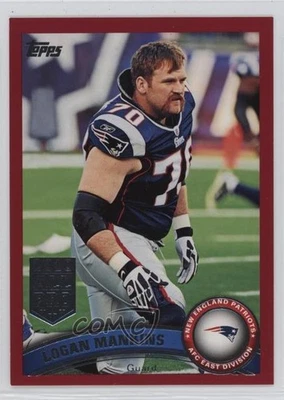 Topps Red Border 2011/77 Logan Mankins #208 Foto 1 de 2