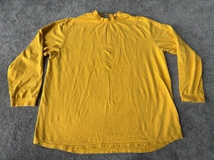 Camisa De Colección Nike Cuello Simulado Manga Larga Para Hombre XXL 2XL Amarillo Tiger Woods Años 2000 - Imagen 1 de 10