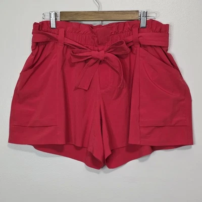 Athleta Skyline шорты красный высоты подпоясанный шорты размер 16 - Изображение 1 из 4