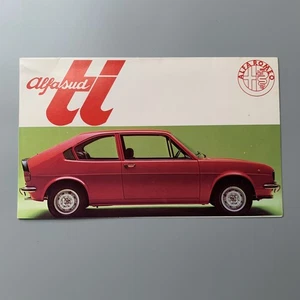 1974 Alfa Romeo Alfasud Ti Sales Brochure – English Text - Picture 1 of 4