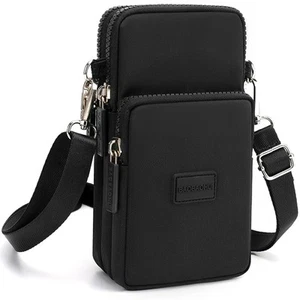 YINHEXI Borsa a mano donna piccola a tracolla, poliestere, tracolla regolabile, 3 tasche... - Foto 1 di 6
