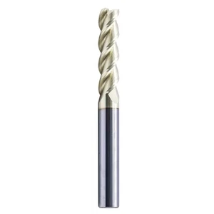 High Performance Solid Carbide End Mill for Aluminum - ZRN Coated, 45 Degree ... - Picture 1 of 6