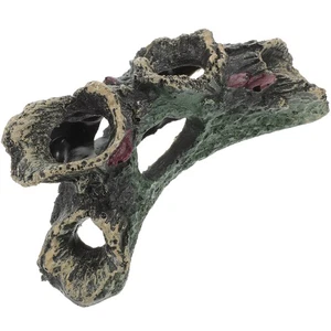 Decoración de cueva de roca acuario adorno de resina pecera para - Imagen 1 de 12