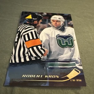 1995-96 Pinnacle Rink Collection #85 Robert Kron Whalers - Picture 1 of 2