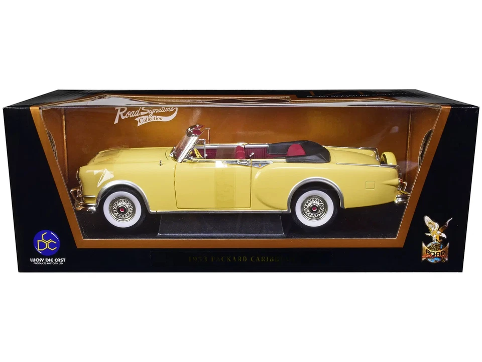 Packard Caribbean Yellow 1953 1/18 Diecast Model Car por Road Signature Foto 1 de 1