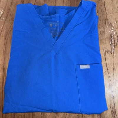 Figs Technical Collection Scrub Top 5XL Blue Women Size - Image 1 of 4