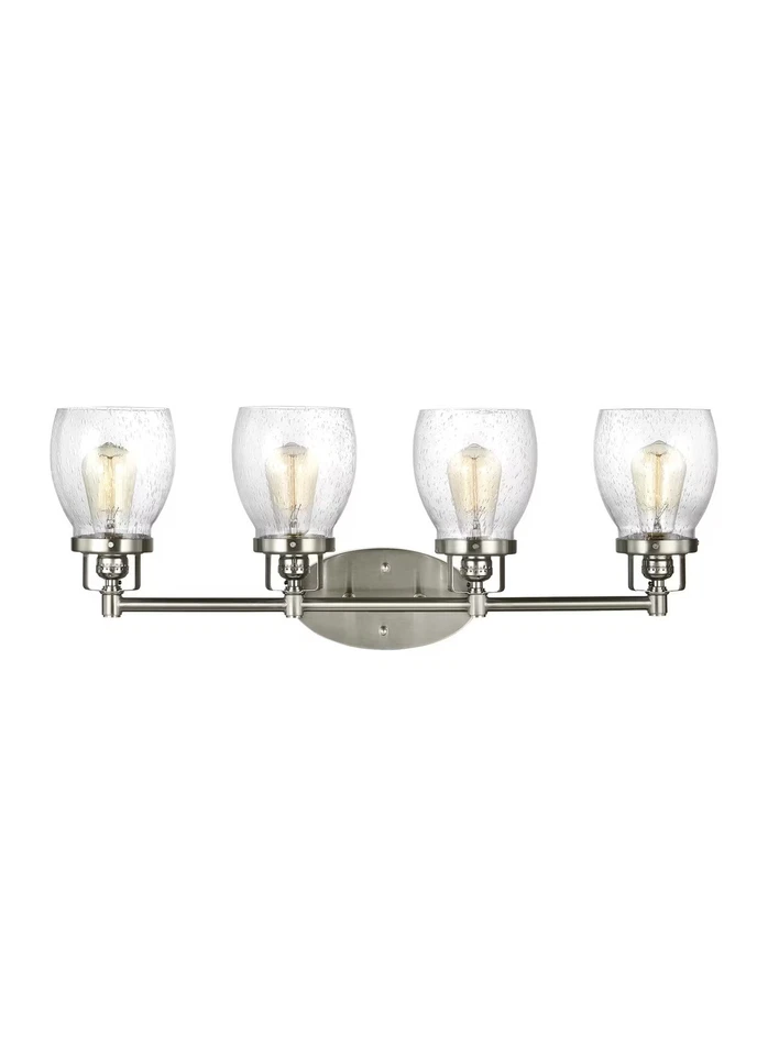 Belton 4-Light LED Bathroom Vanity Light in Brushed Nickel - Image 1 of 1
