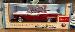 Precioso coche modelo Sunstar Ford Fairline Skyliner 1957 escala 1:18 raro n.º 1331 A04 - Imagen 1 de 24