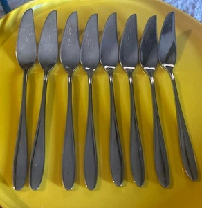 8 Gero Zilduro Fischmesser 8 1/2" Edelstahl Besteck spitzes Ende - Bild 1 von 6