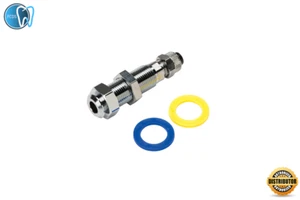 Montaje en panel hembra de desconexión rápida de poli dental DCI 1/4" con apagado - Imagen 1 de 2