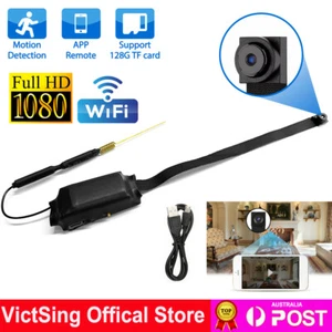 Wireless WiFi 1080P HD Pinhole Cam DIY Mini Camera Security Video DVR Recorder - Picture 1 of 18