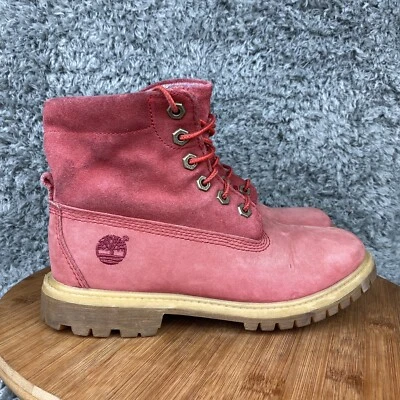 Timberland Boots Womens 6 M Premium Leather Waterproof Comfort Ankle Booties - Image 1 of 4