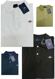 GANT SHORT SLEEVE BRAND NEW ELEGANT POLO SHIRT - Picture 1 of 5