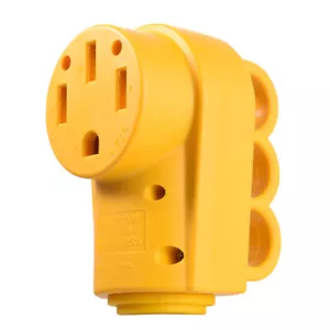 Heavy Duty RV 50amp Receptacle Camper Electrical Cord Replacement Female Plug - Foto 1 di 12