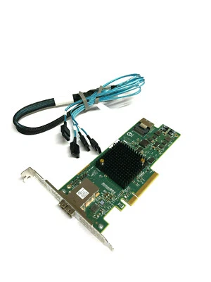 RAID Controller SAS 9217 4i4e SAS SATA 725904 Storage Option +Mini SAS auf 4SATA - Bild 1 von 4