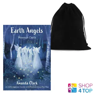 EARTH ANGELS MESSAGE CARDS DECK ANIMAL DREAMING PUBLISHING A. CLARK NEW WITH BAG - Picture 1 of 7