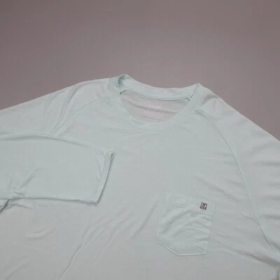 Camisa Huk Waypoint L/S Island Paradise leve elástica UPF 50+ masculina tamanho 2XL - Imagem 1 de 4