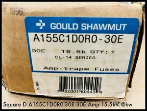 A155C1D0R0-30E ~ Gould Shawmut A155C1D0R0-30E 15.5kV CL-14 Series 30A ~ Surplus - Picture 1 of 2