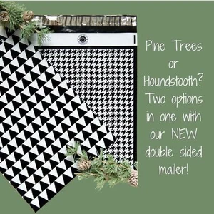 10x13 Polymailers,Black & White Print Shipping Bag - Picture 1 of 3