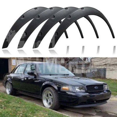Para Ford Crown Victoria 92-11 4.5" Guardabarros Llamaradas Cubierta Kit Carrocería Ancha Arco de Rueda Foto 1 de 4
