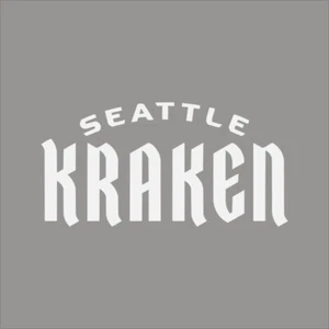 Seattle Kraken #3 Logotipo del equipo de la NHL 1 color calcomanía de vinilo pegatina pared ventana coche - Imagen 1 de 7