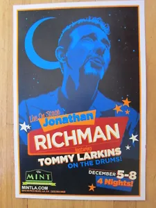 Póster del concierto de Jonathan Richman The Mint LA 12x18 - Imagen 1 de 1