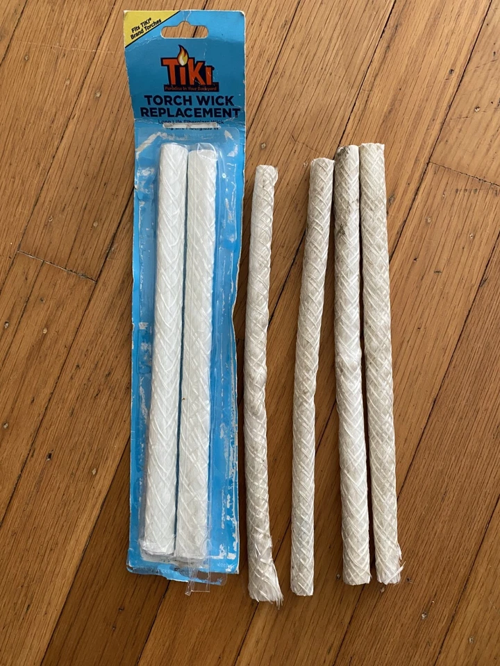 NUEVO EMBALAJE ABIERTO Mechas antorcha patio con forma de mecha redonda Foto 1 de 1