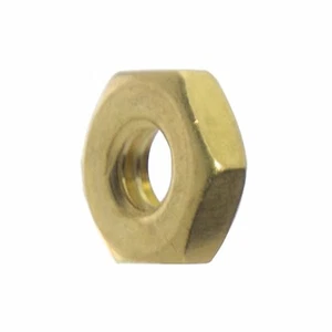 Machine Screw Hex Nuts Solid Brass Commercial Grade 360 All Sizes and Quantities - Picture 1 of 54