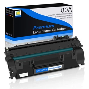 1PK Black CF280A 80A Laser Toner Cartridge for HP Laserjet Pro 400 M401a M425dw - Picture 1 of 24
