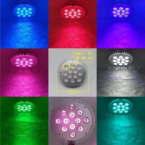 36W PAR38 Purple Red UV Cyan Blue White LED Lamp Spot Light Bulb Aquarium Plant - Picture 1 of 21
