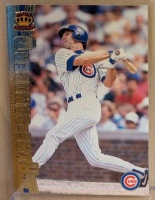 Colección Pacific Crown 1997 #257 Ryne Sandberg Cubs Salón de la fama lámina de oro rara Foto 1 de 2