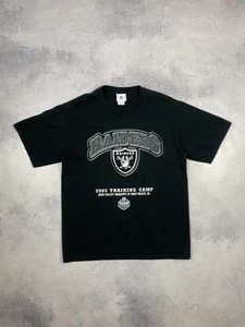 Camiseta De Colección Y2K Oakland Raiders Para Hombres M NFL Fútbol Gráfico Camiseta 2005 Negra - Imagen 1 de 11