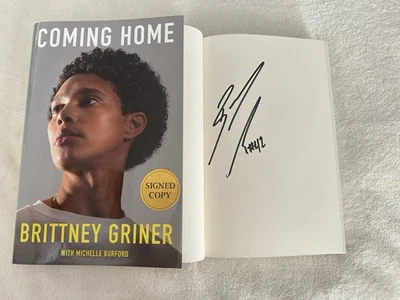 Signed 1st/1st Coming Home by Brittney Griner 2024 hardcover New Foto 1 de 4
