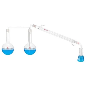 Juego de cristalería de laboratorio para destilación fenólica - extracción de materia orgánica au - Imagen 1 de 6
