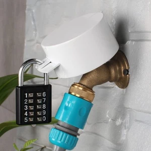 Sistema de bloqueo de grifo para exteriores -Dispositivo de bloqueo de válvula de compuerta - Acero inoxidable Prevenir... - Imagen 1 de 6