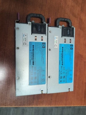 Lote de 2 fuentes de alimentación 2-HP 460W Gold G6 G7 G8 503296-B21 511777-001 499250-201 Foto 1 de 4