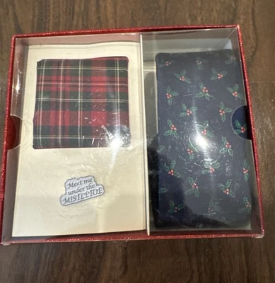 Corbatas de Navidad para Hombres Festivo Navidad Vacaciones Corbata para el Cuello y Bolsillo Cuadrado Set Ca... Foto 1 de 4