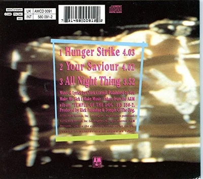 Temple Of The Dog - Hunger Strike (UK Import) - Temple Of The Dog CD 02VG The - Bild 1 von 2