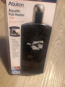 Aqueon Aquatic Flat Heater For Aquariums Up To 10 Gallons 15 W NEW SEALED - Picture 1 of 7