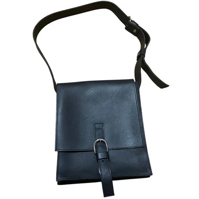 Bolso Bandolera Village Tannery Designs By Sevestet NYC Cuero Negro Cartera Foto 1 de 4