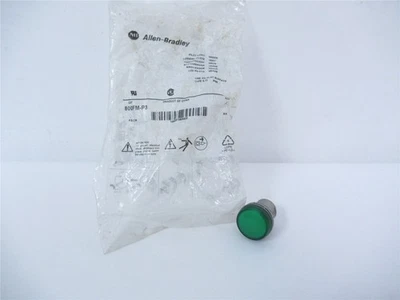 241858 Nuevo-Sin caja; Interruptor de luz piloto Allen-Bradley 800FM-P3 - Verde Foto 1 de 4
