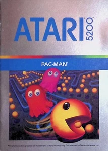 Atari 5200 Pac-Man Manual ONLY Bally Midway Namco 1982 - Picture 1 of 5