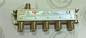 TRIAX HTT 4-12 RF Tap | 4-Way | 5–1000 MHz | REF: 347412 - Picture 1 of 6