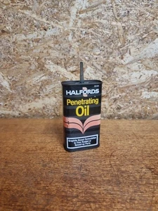 Vintage Halfords Penetrating Oil Blechdose Spritzöler handlich - Bild 1 von 7