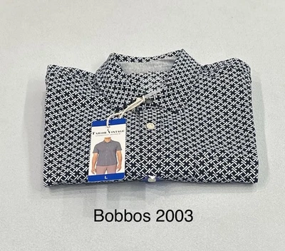 Camisa de manga corta con botones Tailor Vintage para hombre, azul oscuro, talla L Foto 1 de 4
