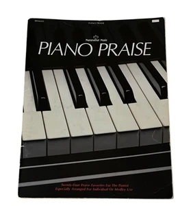 Libro de música cristiana solo para piano alabanza (1985) - Imagen 1 de 9