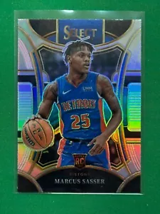 2023-24 Panini Select Mezzanine Silver Prizms Parallel #303 Marcus Sasser RC - Imagen 1 de 2