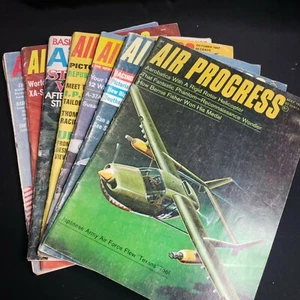 Air Progress Aviation 1960's Magazines Lot of 7 - Picture 1 of 9