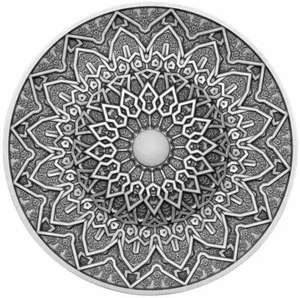 2020 $10 Persian Mandala Art Vi 3oz Silver Coin - Picture 1 of 5