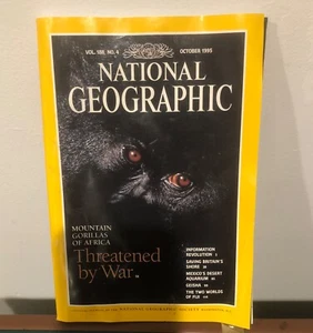 VTG NATIONAL GEOGRAPHIC Mag Oct 1995 Vol.188 No.4 *Mountain Gorillas of Africa - Imagen 1 de 10